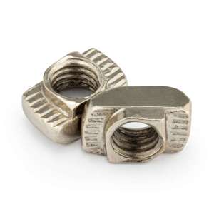 M3 20 Series T/V-Slot Drop In Nut (Nickel Plated) - Thumbnail