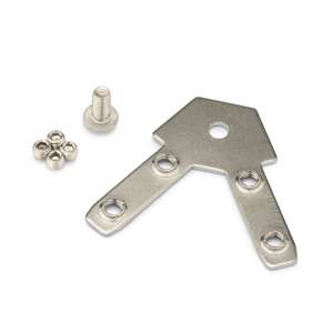 60 Degree 20 Series T/V-Slot Angle Inner Link Connector - Thumbnail