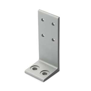 Double Slot 20 Series Floor Bracket - Thumbnail