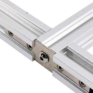 2 Way 20 Series T/V-Slot Multiway Inner Link Connector - In Use