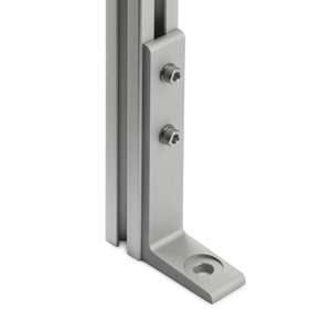Single Slot 45 Series Floor Bracket - In Use