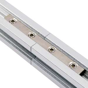 4 Hole 20 Series T/V-Slot Profile Inner Link Connector - In Use