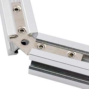 120 Degree 20 Series T/V-Slot Angle Inner Link Connector - In Use