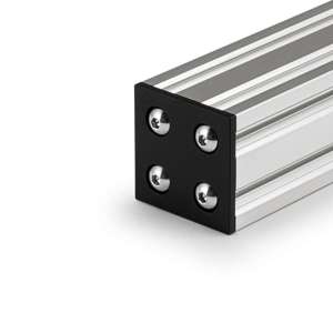 40x40 20 Series Aluminium End Cap - In Use
