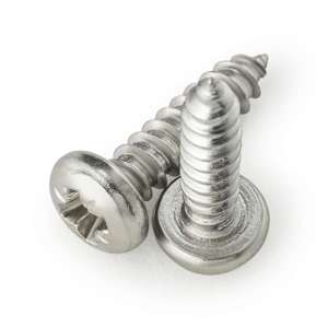 No.12(5.5mm)x50mm Pan Head Self Tapping Screw (DIN 7981, A2 Stainless Steel) - Thumbnail