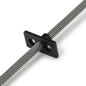 TR8x4-2P Lead Screw Square Flanged Nut (8mm ID, 4mm Lead, 2mm Pitch, POM) - Thumbnail
