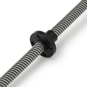 TR8x8-2P Lead Screw Round Flanged Nut (8mm ID, 8mm Lead, 2mm Pitch, POM)