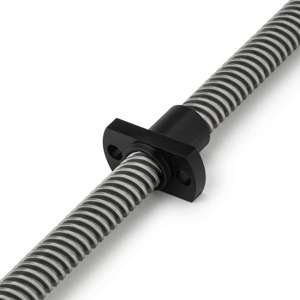 Spanner Flat TR8x2-2P Lead Screw Round Flanged Nut (8mm ID, 2mm Lead, 2mm Pitch, POM) - Thumbnail