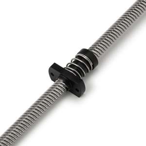Spanner Flat TR8x8-2P Lead Screw Anti-backlash Round Flanged Nut (8mm ID, 8mm Lead, 2mm Pitch, POM)
