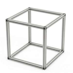 1000x1000x1000mm 40 Series T-Slot Aluminium Cuboid Frame - Thumbnail