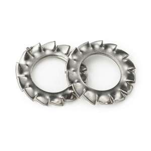 M5 External Toothed Lock Washer (DIN 6798A, A2 Stainless Steel) - Thumbnail