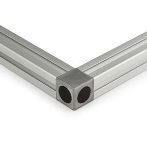 2 Way 30 Series Cube Corner Bracket - In Use