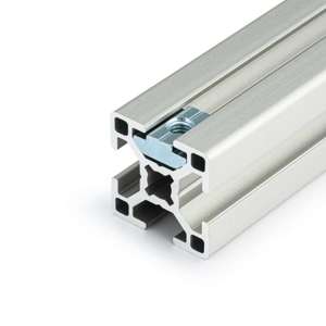 M8 40 & 45 Series T-Slot Slide In Nut (Zinc Plated) - In Use