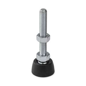 M6x40mm Nylon 19mm Articulating Levelling Foot - Thumbnail