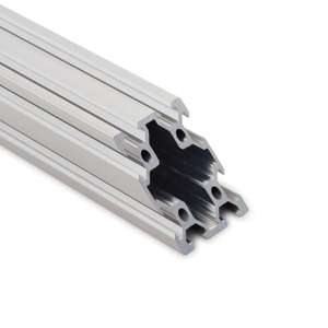 Black 40x40mm 20 Series T/V-Slot Aluminium Extrusion Profile - Cut To Size - Image 2
