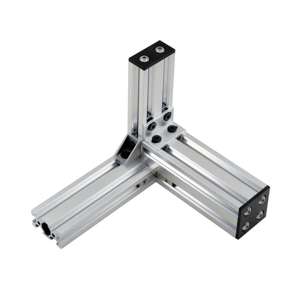 Black 20x20mm 20 Series T/V-Slot Aluminium Extrusion Profile - Cut To Size - In Use