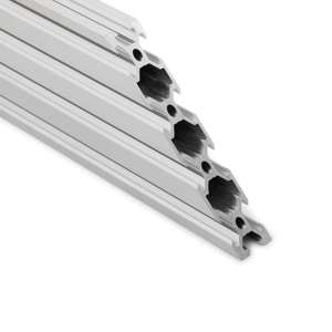 Black 20x80mm 20 Series T/V-Slot Aluminium Extrusion Profile - Cut To Size - Image 2