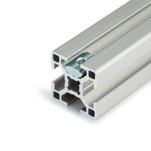 M5 40 & 45 Series T-Slot Roll In Nut (Zinc Plated) - In Use