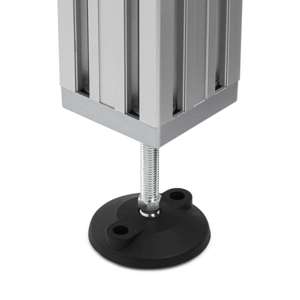 M10x75mm Metal 75mm Articulating Anti-slip Levelling Foot - In Use