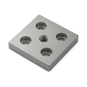M12 80x80 40 Series Foot Plate - Thumbnail