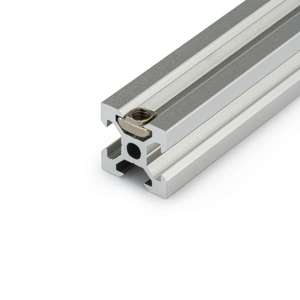 M3 20 Series T/V-Slot Drop In Nut (Nickel Plated) - In Use
