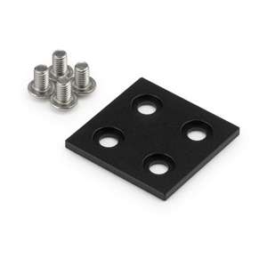 40x40 20 Series Aluminium End Cap - Thumbnail