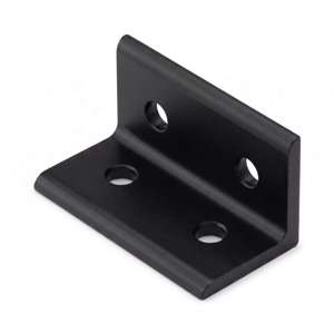 Black 40x20 20 Series Universal Corner Bracket - Thumbnail