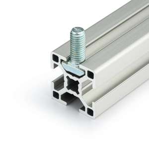 M8x30mm 30 Series T-Slot Drop In Bolt (Zinc Plated) - In Use