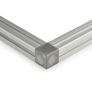 2 Way 20 Series Cube Corner Bracket - In Use