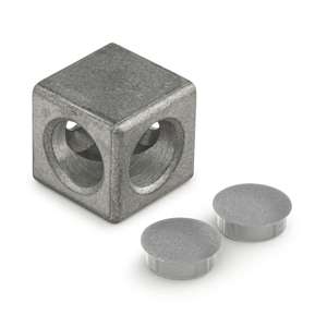 2 Way 20 Series Cube Corner Bracket - Thumbnail