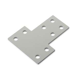 Double Slot 20 Series T Plate Connector (Steel) - Thumbnail