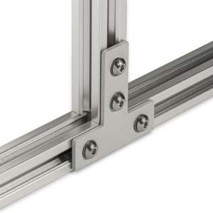 Single Slot 20 Series T Plate Connector (Steel) - In Use