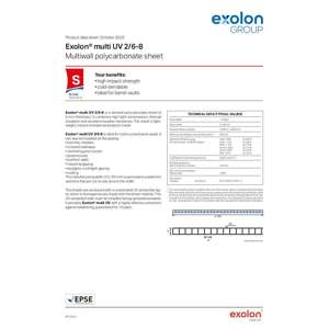 Thumbnail preview for Exolon Multi UV 2/6-8 Technical Data Sheet