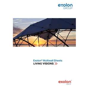 Thumbnail preview for Exolon Multiwall Polycarbonate Sheets Living Visions Brochure
