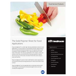 Thumbnail preview for King CuttingBoard Product Brochure