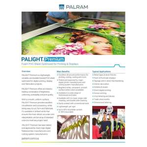 Thumbnail preview for Palight Premium Expanded PVC Sales Sheet