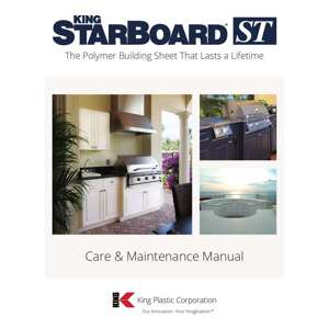 Thumbnail preview for King StarBoard® ST Care and Maintenance