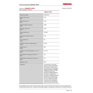 Thumbnail preview for Simona HDPE Technical Data Sheet