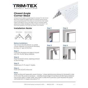 Preview of Closed Angle Corner Bead Installation Guide