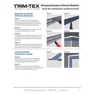 Preview of Sound Gasket Supplemental Installation Guide ES