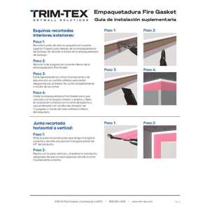 Preview of Fire Gasket Supplemental Installation Guide ES