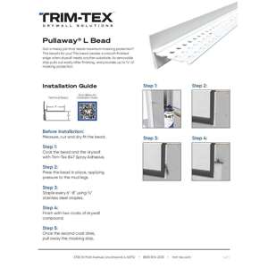 Preview of Pullaway L Bead Installation Guide