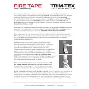 Preview of Fire Tape Installation Guide