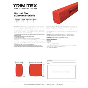 Preview of Hotrod BW Submittal Sheet