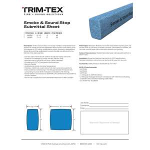 Preview of Smoke and Sound Stop Submittal Sheet