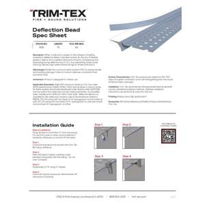 Preview of Deflection Bead Spec Sheet