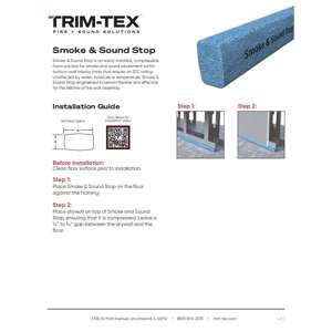 Preview of Smoke and Sound Stop Installation Guide