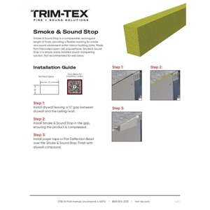 Preview of Smoke and Sound Stop Installation Guide R1