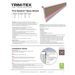 Preview of Fire Gasket Spec Sheet