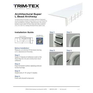 Preview of Architectural Super L Bead Archway Installation Guide